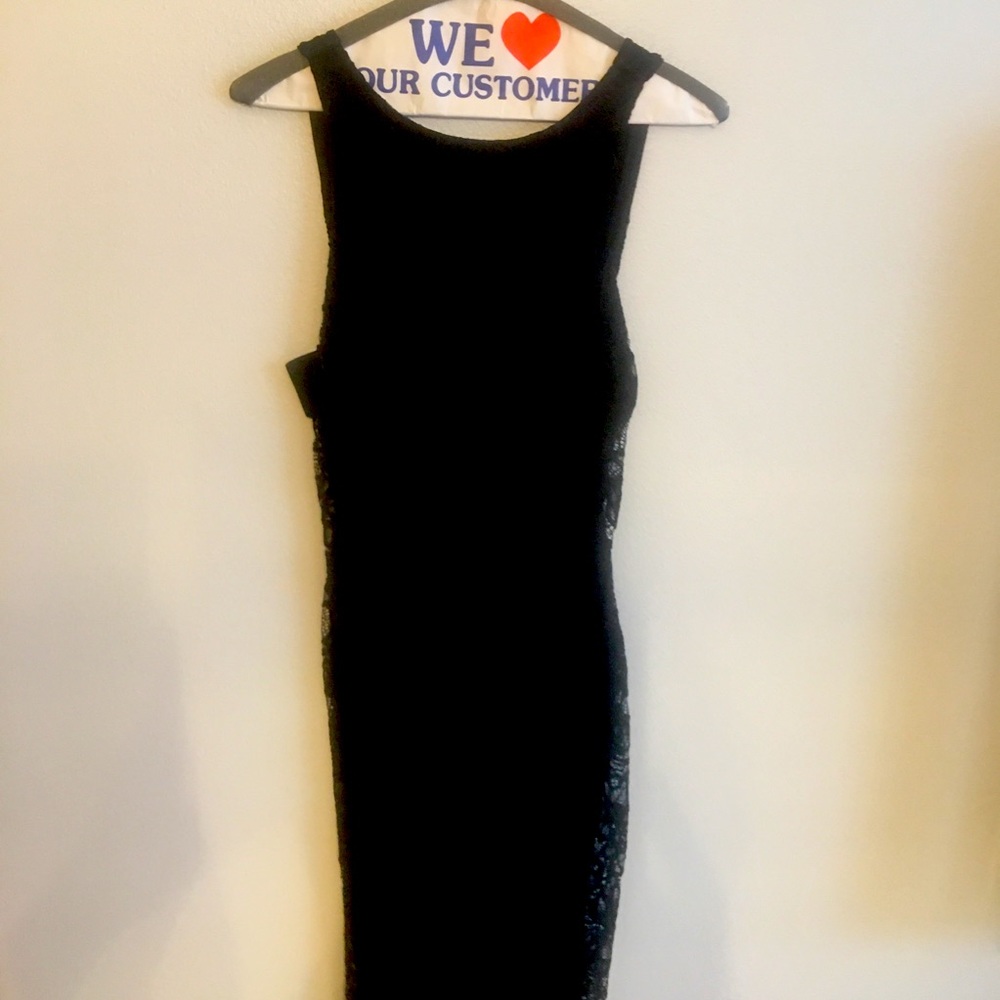 Bebe lace midi dress, lined, XS, like new